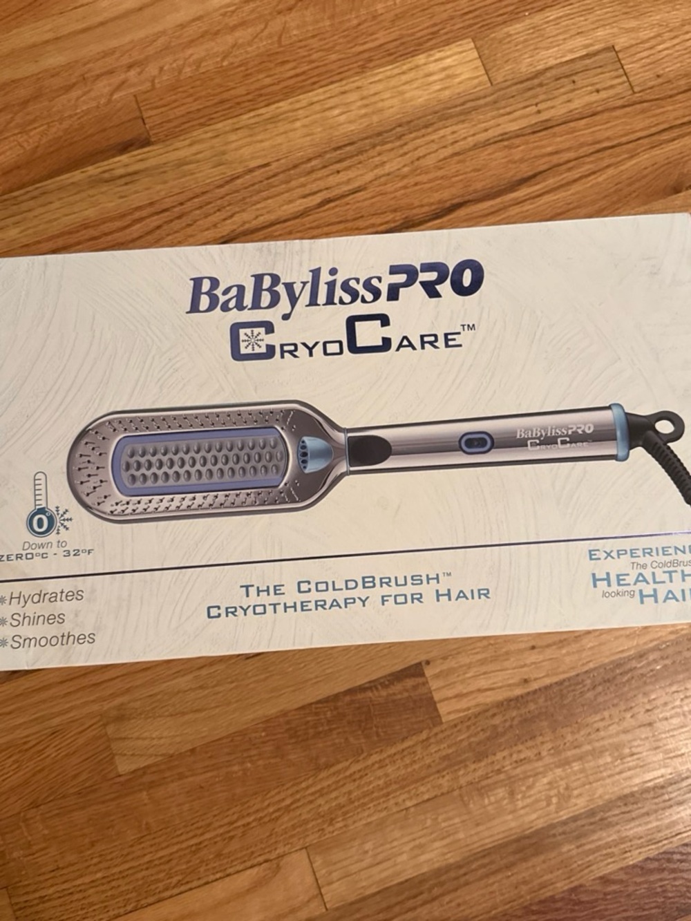 BaByliss PRO CryoCare ColdBrush - Silver and Blue Accents